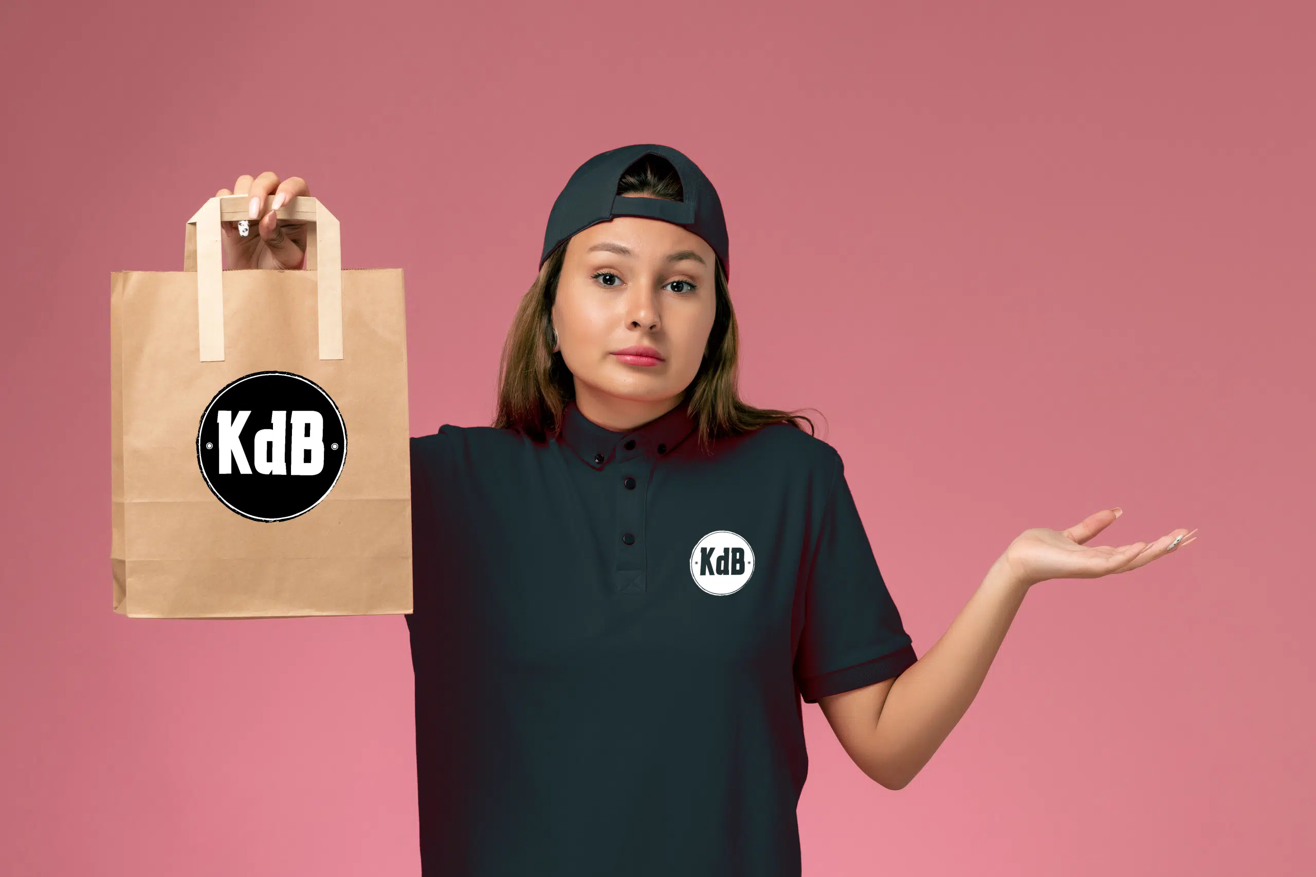 Une livreuse dans l'inquiétude de ne pas pouvoir livrer une commande.